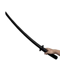 3D Geri Çekilebilir Samuray Kılıcı Siyah