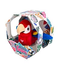 Happy Yappers Slap Bant Kırmızı Konuşan ve Taklit Eden Papağan