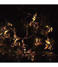 Yılbaşı Pilli Geyik Figürlü Led Işık 3 Metre