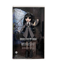 Monster High Wednesday Addams Okul Üniformalı Bebek HXJ04