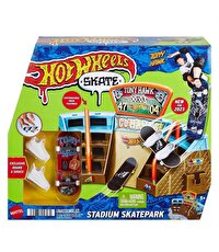 Hot Wheels Skate Parmak Kaykay Macerasına Başlangıç Seti Stadium Skatepark