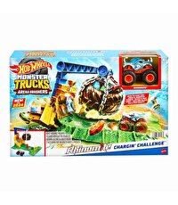 Hot Wheels Monster Trucks Arenada Rhinomite Mücadelesi Oyun Seti HTP18