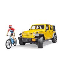 Bruder Jeep W. Rubicon ve Bisiklet Sürücüsü