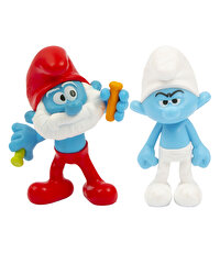 Şirinler Renk Değiştiren 2'li Figür Şirin Baba ve Somurtkan Şirin