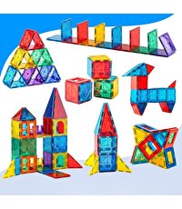 Magly Manyetik 3 Boyutlu Yapı Blokları 72 Parça