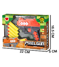 Pixel Gün Dart Atan Tabanca Turuncu 20 Cm