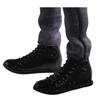 Barbie Yakışıklı Ken Bebekler Mor Saçlı ve Ekose Gömlekli GYB05