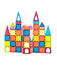 Magnetic Tiles Yapı Blokları 50 Parça
