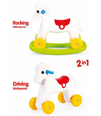 Sallanan Tekerlekli At İkisi Bir Arada