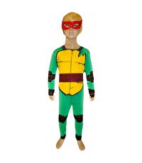 Ninja Kaplumbağalar Kırmızı Maskeli Kostüm 7-9 Yaş
