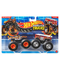 Hot Wheels Monster Trucks Güçlü İkili 1:64 Arabalar Hw Tiger Shark & 5 Alarm JCC76