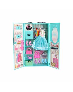 Aksesuarlı Gardırop Güzellik Seti Yeşil