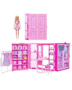 Barbie'nin Rüya Gardırobu ve Bebek Oyun Seti HXD58