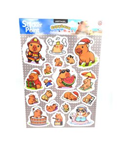 Capybara Sticker 17 x 25 Cm