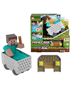 Minecraft Işıklı Uzaktan Kumandalı Minecart ve Steve Fig&uuml;r&uuml; JMT40