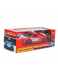 Uzaktan Kumandalı 2 Fonksiyonlu Jandarma Aracı Kırmızı