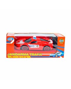 Uzaktan Kumandalı 2 Fonksiyonlu Jandarma Aracı Kırmızı