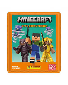 Panini Minecraft Stay Adventurous &Ccedil;ıkartma Paketi