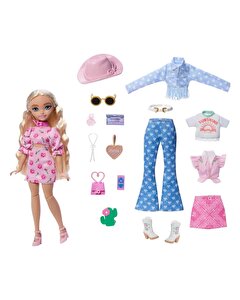 Barbie Dream Besties Festival Kombinleri Barbie Malibu Bebek ve Aksesuarları Seti JGH87