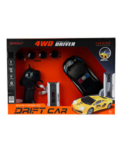 Şarj İstasyonlu Uzaktan Kumandalı Drift Siyah Araba