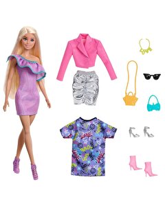 Barbie Moda Bebeği Kıyafet ve Aksesuarları HYT61