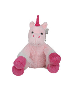 Pembe Boynuzlu Unicorn Peluş 40 Cm