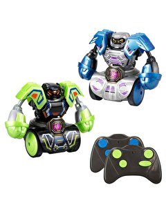 Silverlit Sesli ve Işıklı Uzaktan Kumandalı Robo Kombat Tornado 2’li Paket Siyah Gri