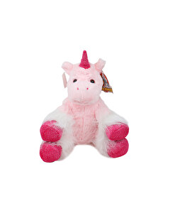 Pembe Boynuzlu Unicorn Peluş 20 Cm