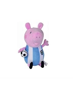 Peppa Pig Kost&uuml;ml&uuml; Peluş Futbolcu Peppa