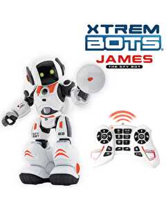 Xtrem Bots Y&uuml;r&uuml;yebilen Kumandalı Sesli Robot James Spybot