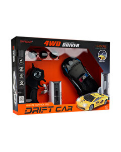 Şarj İstasyonlu Uzaktan Kumandalı Drift Siyah Araba