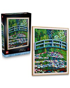 LEGO Art Claude Monet Nil&uuml;fer G&ouml;l&uuml; &Uuml;zerinde K&ouml;pr&uuml; 31220