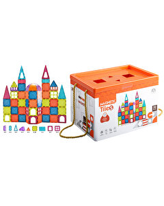Magnetic Tiles Yapı Blokları 50 Parça