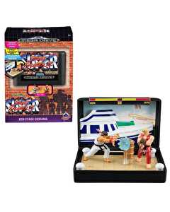 Console Heroes Super Street Fighter II Ken Stage Koleksiyon Dioraması