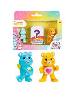 Care Bears 3&rsquo;l&uuml; Mini Fig&uuml;r Seti Wish Bear ve Tenderheart Bear