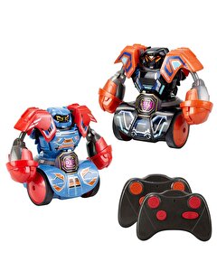 Silverlit Sesli ve Işıklı Uzaktan Kumandalı Robo Kombat Tornado 2’li Paket Siyah Mavi