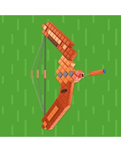 Nerf Minecraft Bow Dart Blaster G1120