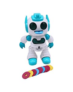 Uzaktan Kumandalı Sesli Disk Atan Robot Yeşil