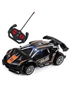1:18 &Ouml;l&ccedil;ek Uzaktan Kumandalı Şarjlı Speed Racing Yarış Arabası Turuncu