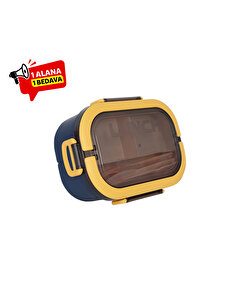 Meysa iki Hazneli Beslenme Kabı Lacivert