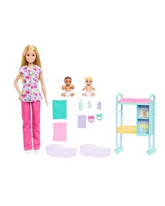Barbie Kariyer Bebekleri Çocuk Doktoru Oyun Seti JMK12