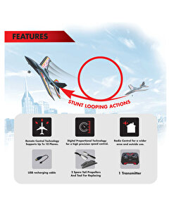 Silverlit X-Twin Loop Kumandalı Uçak