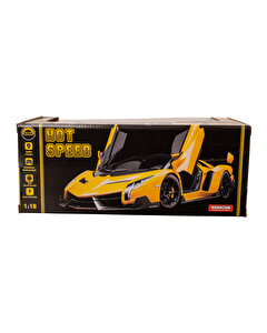 1:18 Full Fonksiyon Uzaktan Kumandalı Araba Sarı