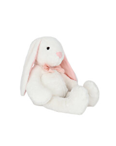 Papyonlu Uzun Kulak Tavşan Ekru 60 Cm