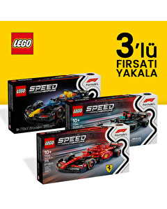 LEGO Speed Champions Formula 1 3’lü Özel Set Paketi (Red Bull Racing + Mercedes + Ferrari)