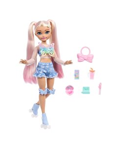 Barbie Dream Besties Paten Partisi Malibu Bebek ve Aksesuarları JFX96