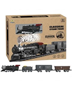 Classic Steam Kumandalı Pilli Tren Seti 29 Parça