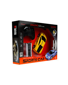 Şarj İstasyonlu Uzaktan Kumandalı Spor Sarı Araba