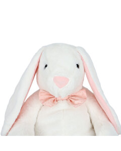 Papyonlu Uzun Kulak Tavşan Ekru 60 Cm