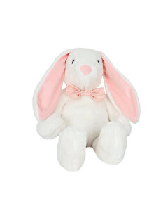 Papyonlu Uzun Kulak Tavşan Ekru 60 Cm